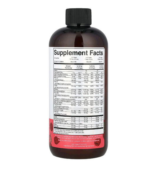 Liquid morning - multivitamin | Raspberry |(100% Vegan)